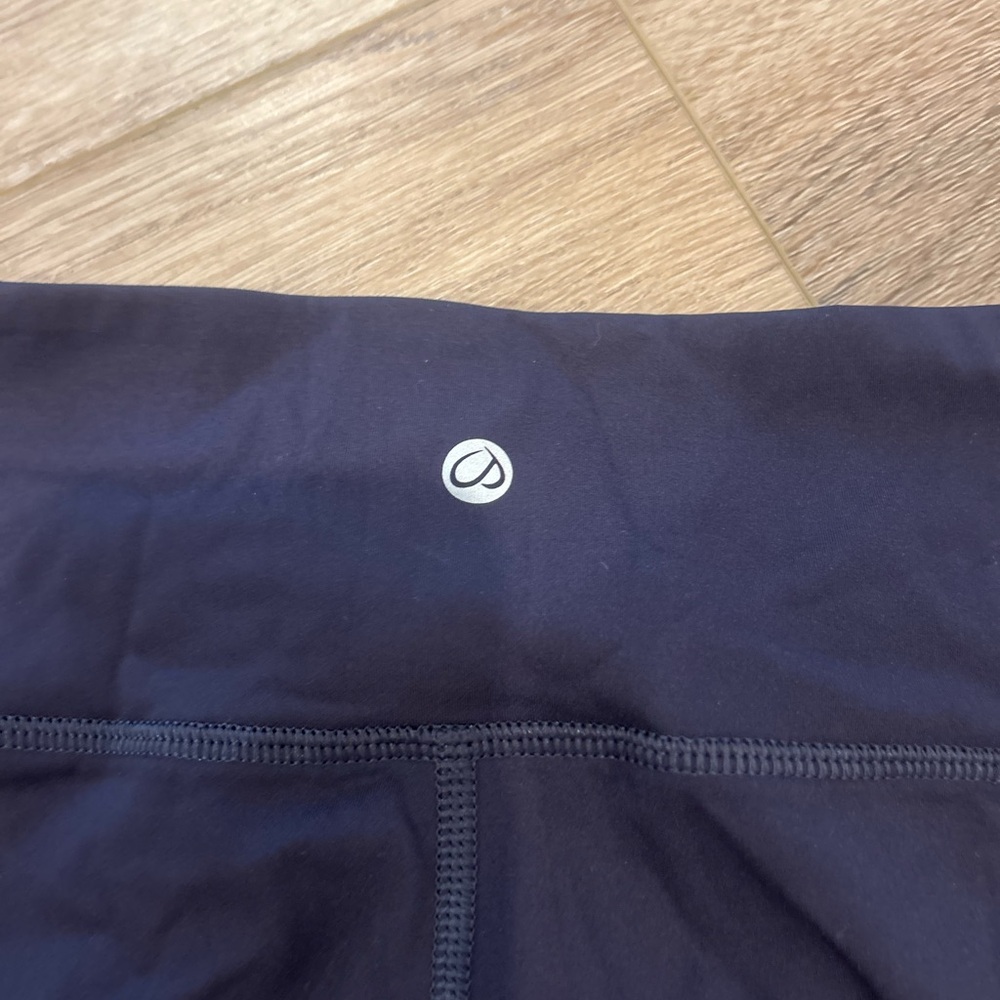 CRZ Yoga 7/8 Length Plum Navy Tied Joggers - Picture 4 of 4